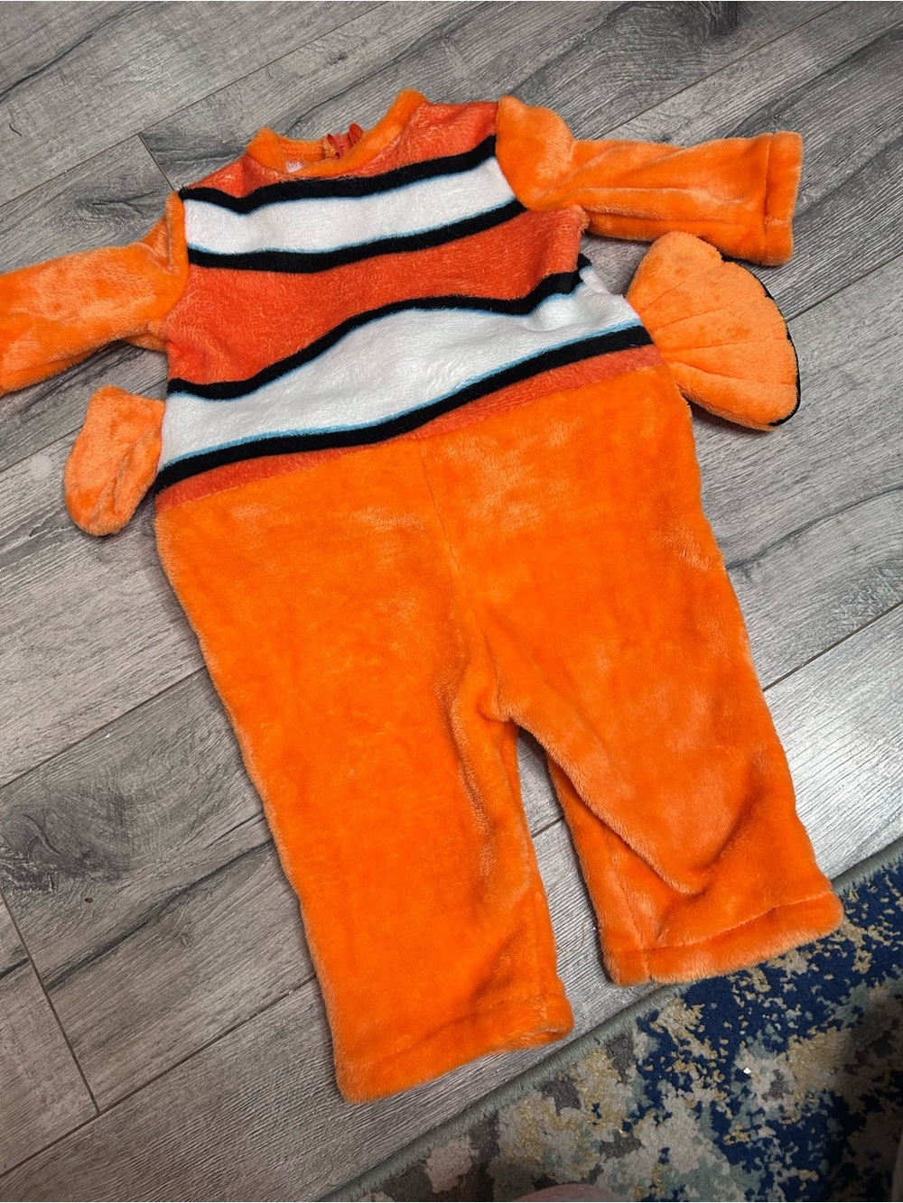 Disney Finding Nemo Orange Plush Striped Halloween Costume